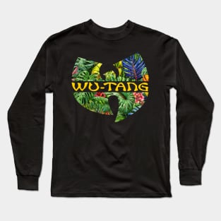 Wutang Vintage Logo Hawaii Summer Style Long Sleeve T-Shirt